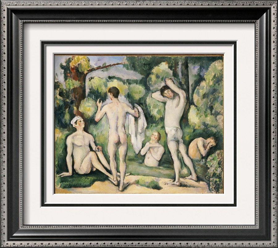 The Five Bathers, C.1880-82 - Paul Cezanne Painting